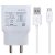 Siwi Fast Charger for Vivo iQOO U1x Charger Original Adapter Like Wall Charger | Mobile Fast Charger | Android USB Charger with 1 Meter Micro USB Charging Data Cable (2 Amp, VI, White)